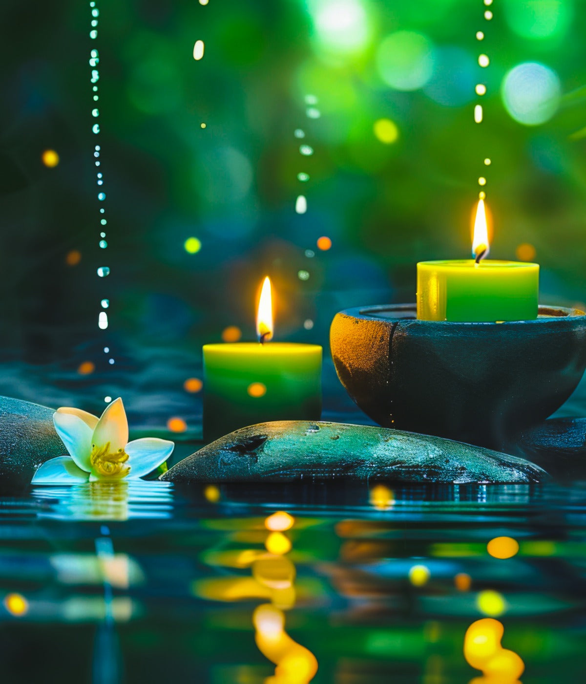 Rune Candle FREYR – Patchouli & Myrrh Aromatherapy Candle for Strength, Prosperity & Inner Power