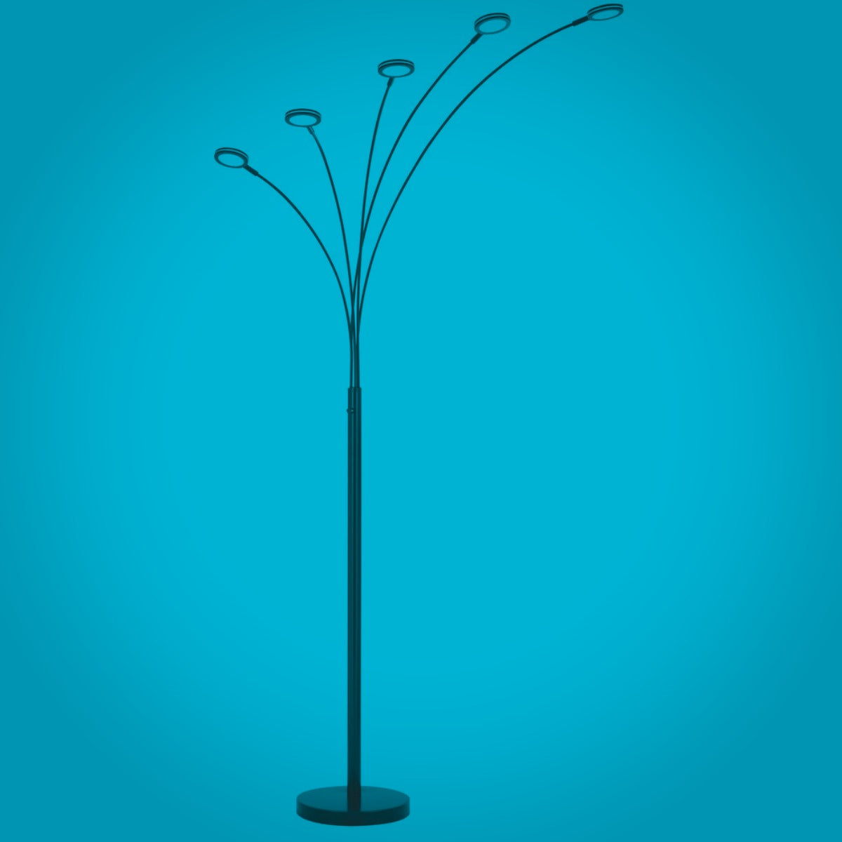 Cremona Integrated LED Arc Floor Lamp – Modern Luxury Design in Dark Bronze Finish